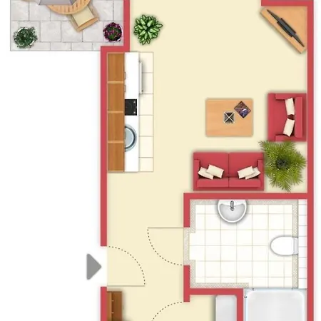 Apartman Am Grooten Steen, 1